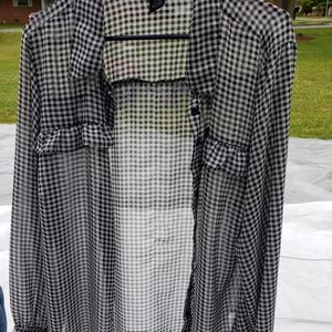 Black and White Torrid shirt